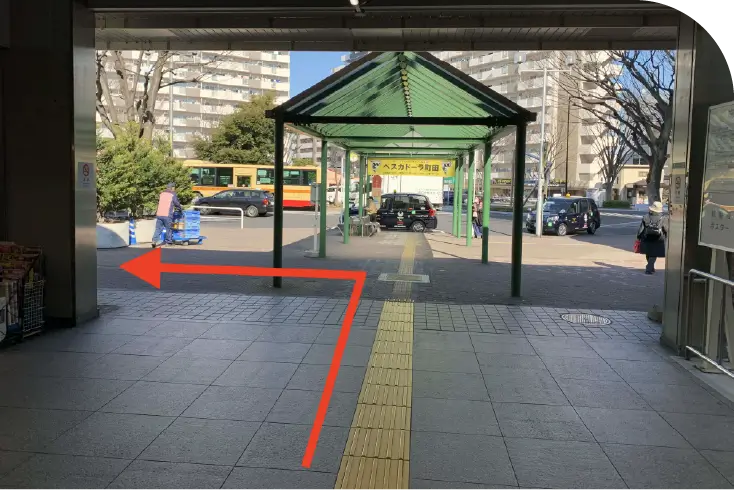 成瀬駅北口出口